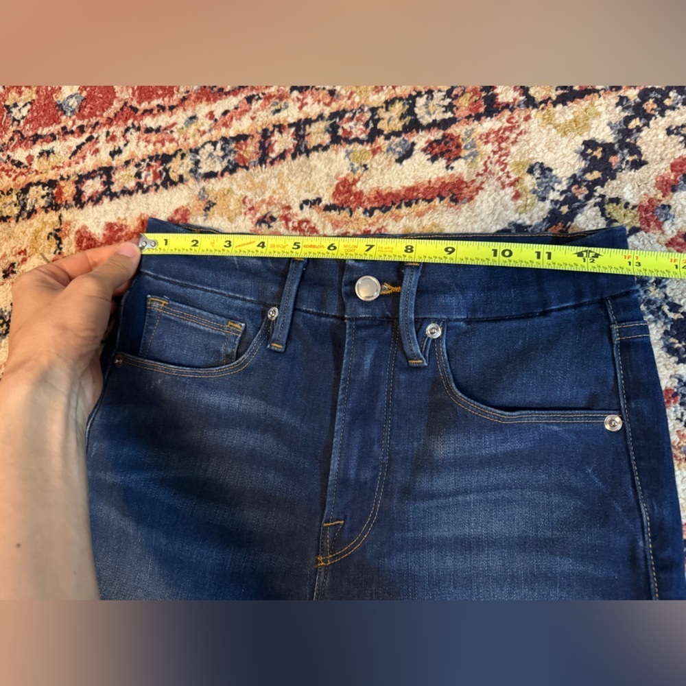 Good American Good Waist GWSH367T Step Hem Skinny Jeans Size 27 - Picture 6 of 9